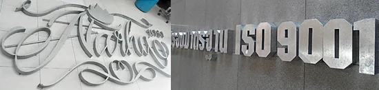 รับทำป้ายตัวอักษรโลหะซิงค์ สังกะสี โดย ร้านป้าย เอ.ที.ดีไซน์